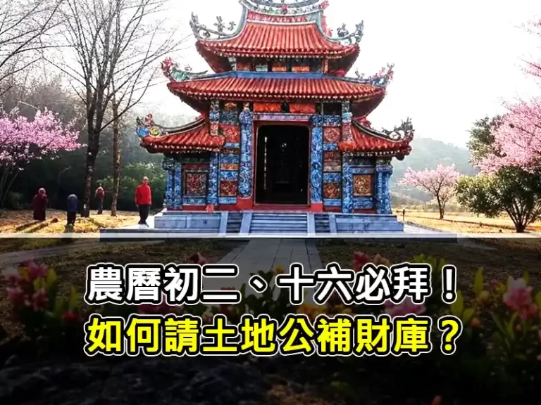 農曆初二、十六必拜！如何請土地公補財庫？