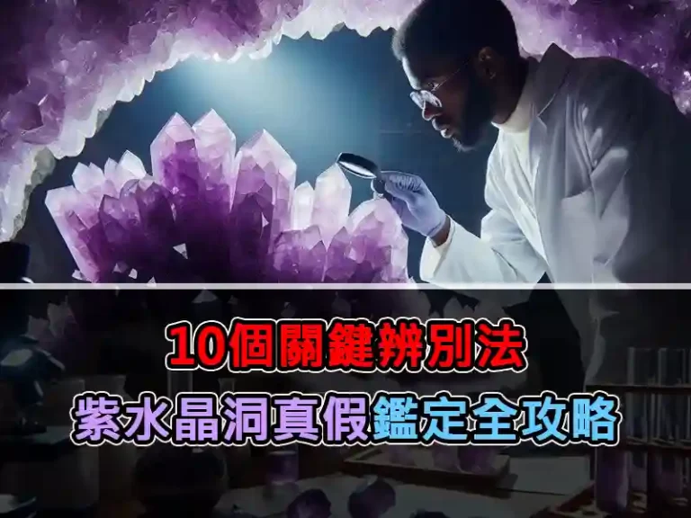 10個關鍵辨別法:紫水晶洞真假鑑定全攻略