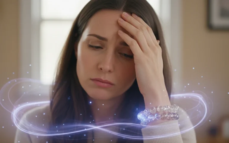 戴水晶後身體不適的情境圖