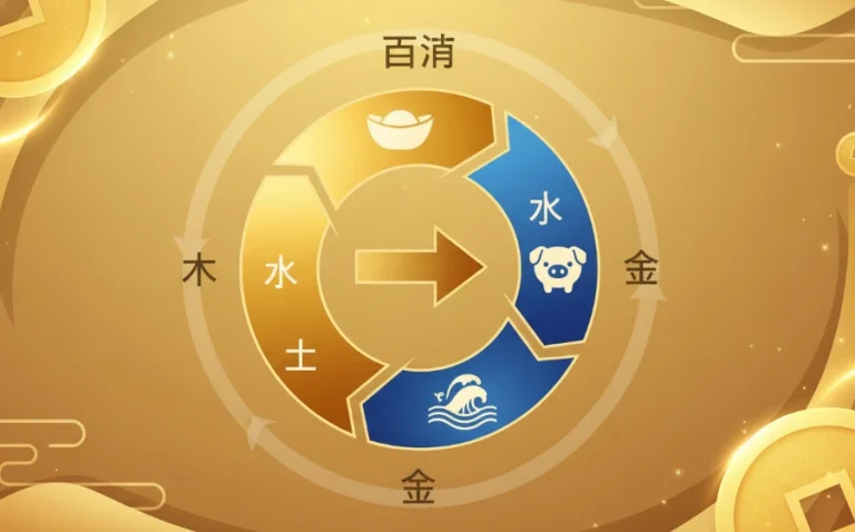 屬豬適合戴黃金嗎？金生水五行原理圖解