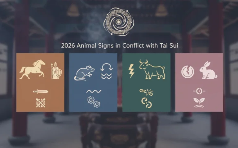 2026年犯太歲生肖對照表：馬鼠牛兔化解指南